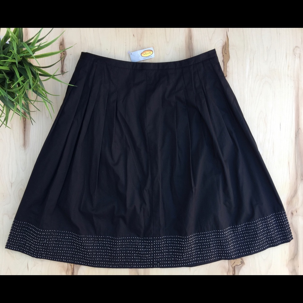 TALBOTS Woman Midi Fit&Flair Midi Skirt NWT